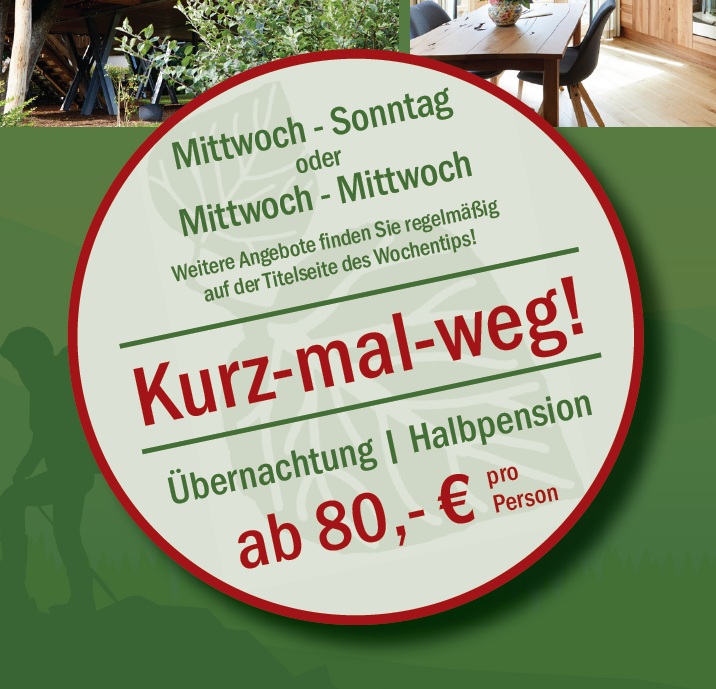 Den Flyer "Kurz mal weg" öffnen
